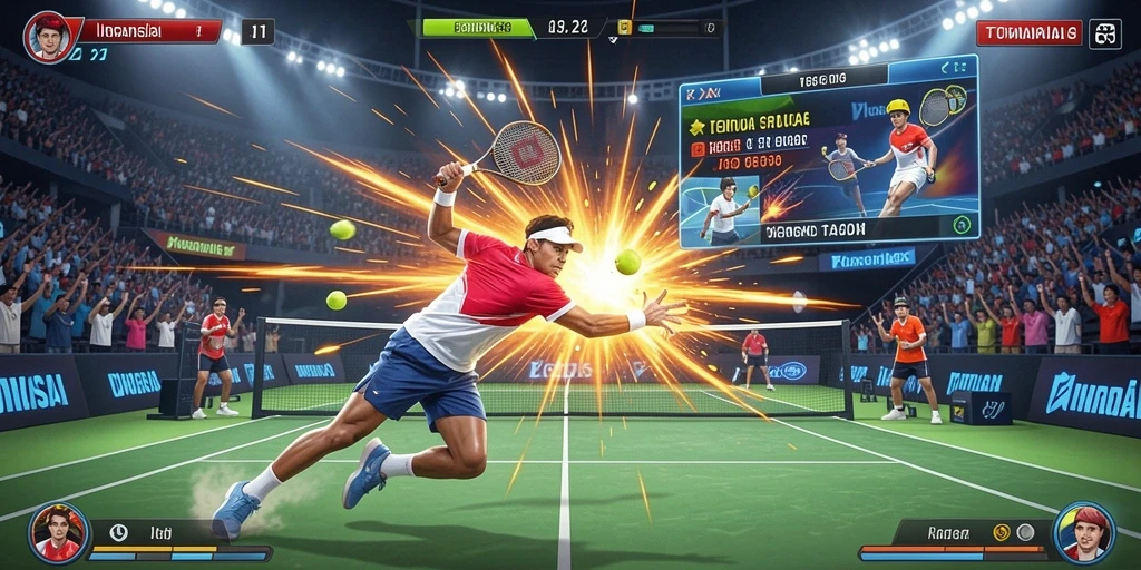 Screenshot yang memperlihatkan level baru yang menantang.