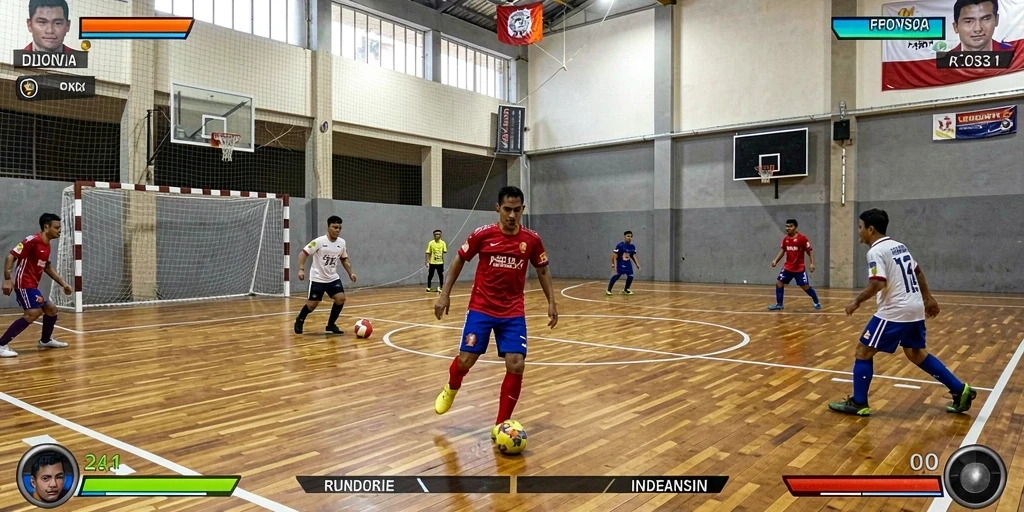 Menampilkan sistem kontrol intuitif yang memudahkan pemain.