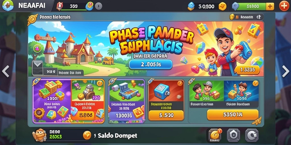 Screenshot dari fitur multipemain yang sedang berlangsung.