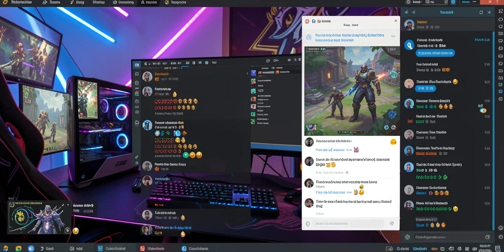 Ilustrasi gameplay yang menunjukkan eksplorasi dunia fantasi.
